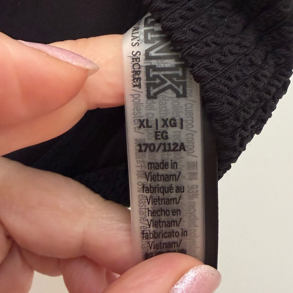 Pink by VS Textured Underwire Swim Bikini Top - Picture 6 of 9